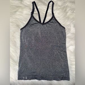 Under Armour-Motion Cropped Tank Top (Women, Grey, S/M)✨